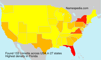Surname Linnette in USA Surname Linnette in USA