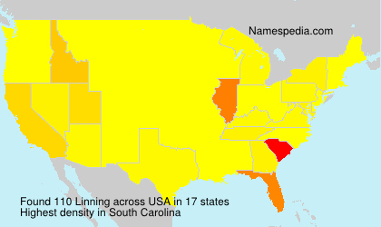 Surname Linning in USA Surname Linning in USA