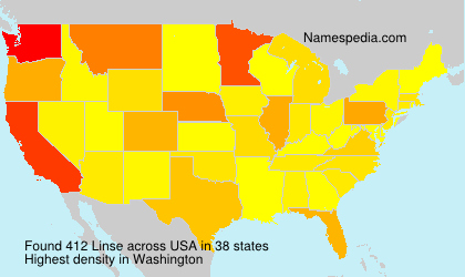 Surname Linse in USA Surname Linse in USA