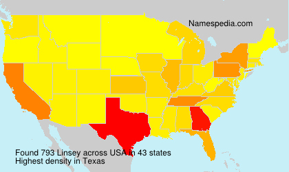 Surname Linsey in USA Surname Linsey in USA