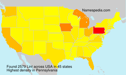 Surname Lint in USA Surname Lint in USA