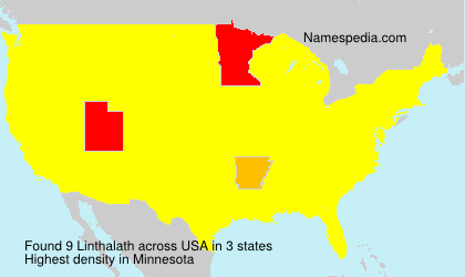 Surname Linthalath in USA Surname Linthalath in USA
