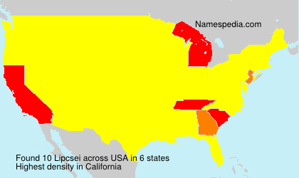 Surname Lipcsei in USA Surname Lipcsei in USA
