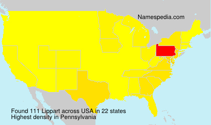 Surname Lippart in USA Surname Lippart in USA