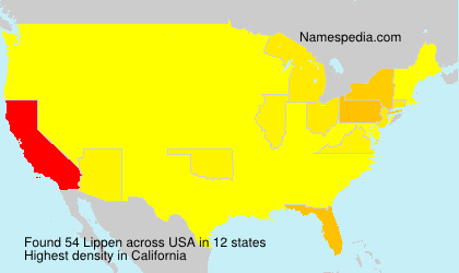 Surname Lippen in USA Surname Lippen in USA