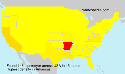 Surname Lipsmeyer in USA Surname Lipsmeyer in USA