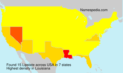 Surname Lipstate in USA Surname Lipstate in USA