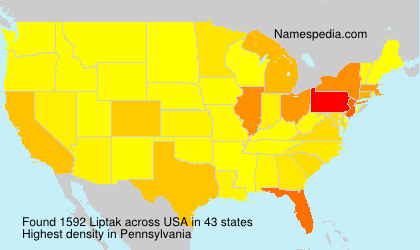 Surname Liptak in USA Surname Liptak in USA