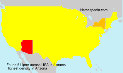 Surname Lipter in USA Surname Lipter in USA