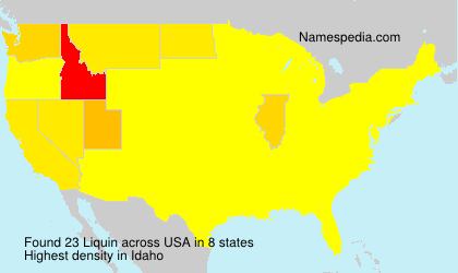 Surname Liquin in USA Surname Liquin in USA