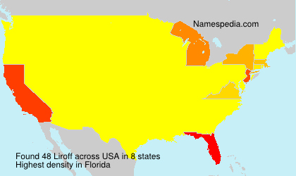 Surname Liroff in USA Surname Liroff in USA