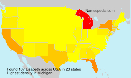 Surname Lisabeth in USA Surname Lisabeth in USA