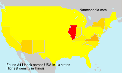 Surname Lisack in USA Surname Lisack in USA