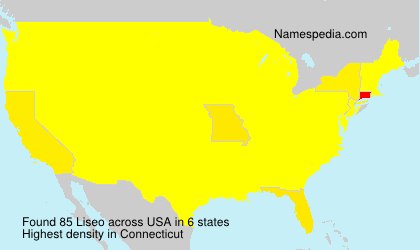 Surname Liseo in USA Surname Liseo in USA