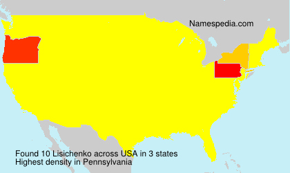 Surname Lisichenko in USA Surname Lisichenko in USA