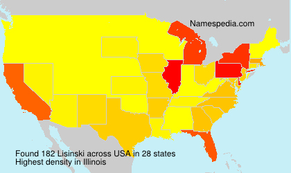 Surname Lisinski in USA Surname Lisinski in USA