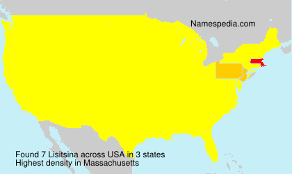 Surname Lisitsina in USA Surname Lisitsina in USA