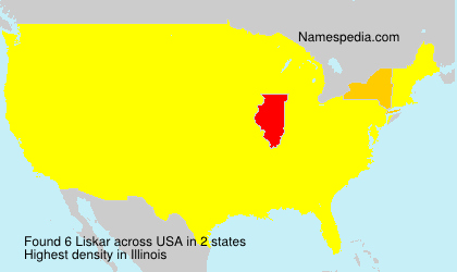 Surname Liskar in USA