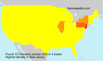 Surname Liskowicz in USA Surname Liskowicz in USA