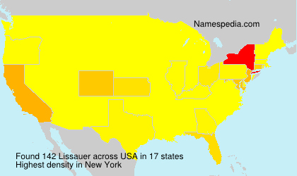 Surname Lissauer in USA Surname Lissauer in USA