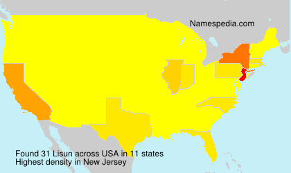 Surname Lisun in USA