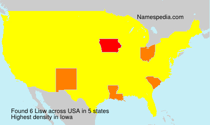 Surname Lisw in USA Surname Lisw in USA