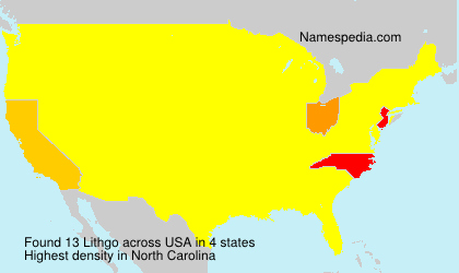 Surname Lithgo in USA Surname Lithgo in USA