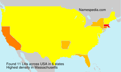 Surname Litis in USA Surname Litis in USA