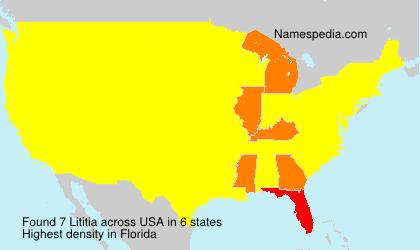 Surname Lititia in USA Surname Lititia in USA