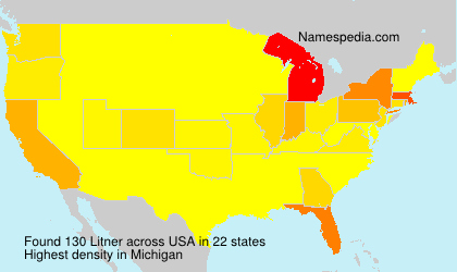 Surname Litner in USA Surname Litner in USA