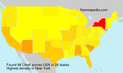 Surname Litrell in USA Surname Litrell in USA
