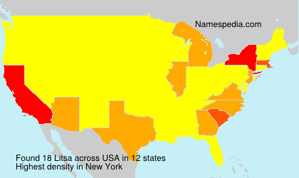 Surname Litsa in USA Surname Litsa in USA