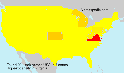 Surname Littek in USA Surname Littek in USA