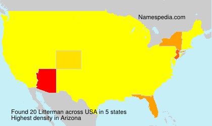 Surname Litterman in USA Surname Litterman in USA