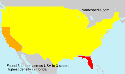 Surname Littorin in USA Surname Littorin in USA