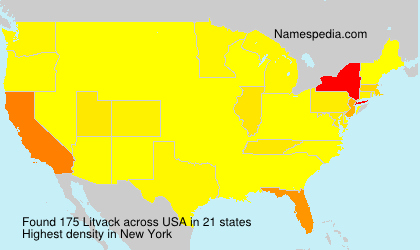 Surname Litvack in USA Surname Litvack in USA