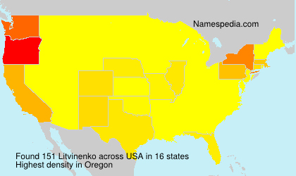 Surname Litvinenko in USA Surname Litvinenko in USA