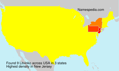 Surname Litvinko in USA Surname Litvinko in USA