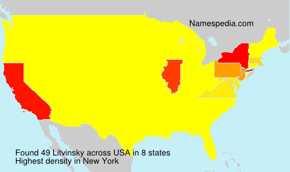 Surname Litvinsky in USA Surname Litvinsky in USA