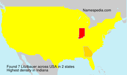 Surname Litzlbauer in USA Surname Litzlbauer in USA