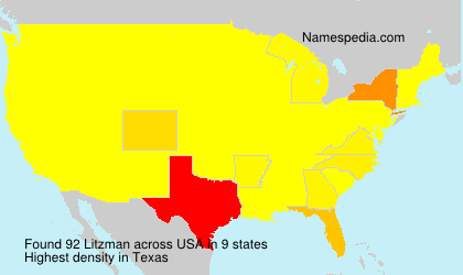 Surname Litzman in USA Surname Litzman in USA