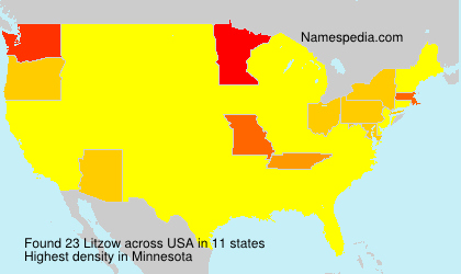 Surname Litzow in USA Surname Litzow in USA