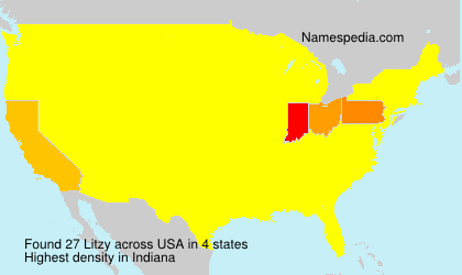 Surname Litzy in USA Surname Litzy in USA