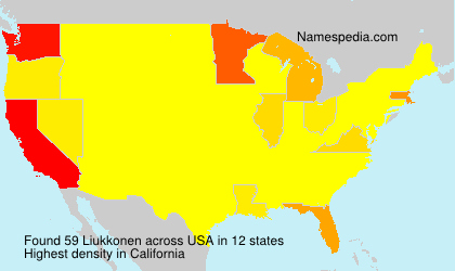 Surname Liukkonen in USA Surname Liukkonen in USA