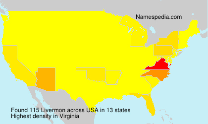 Surname Livermon in USA Surname Livermon in USA