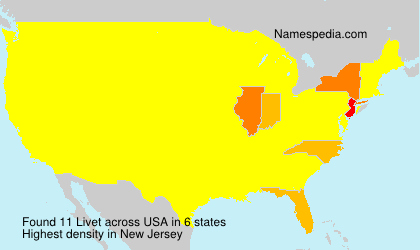 Surname Livet in USA Surname Livet in USA
