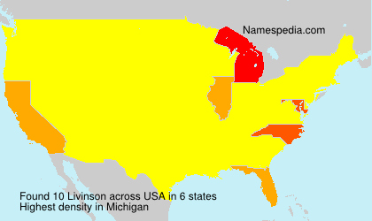 Surname Livinson in USA Surname Livinson in USA