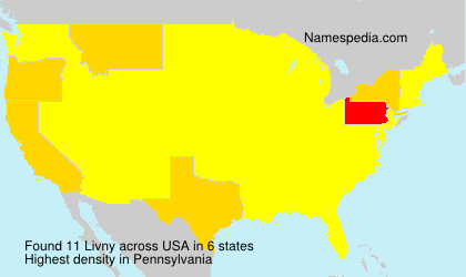 Surname Livny in USA Surname Livny in USA