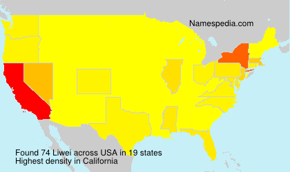 Surname Liwei in USA Surname Liwei in USA