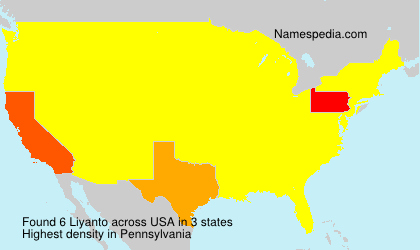 Surname Liyanto in USA Surname Liyanto in USA